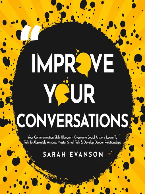 Title details for Improve Your Conversations by Sarah Evanson - Available